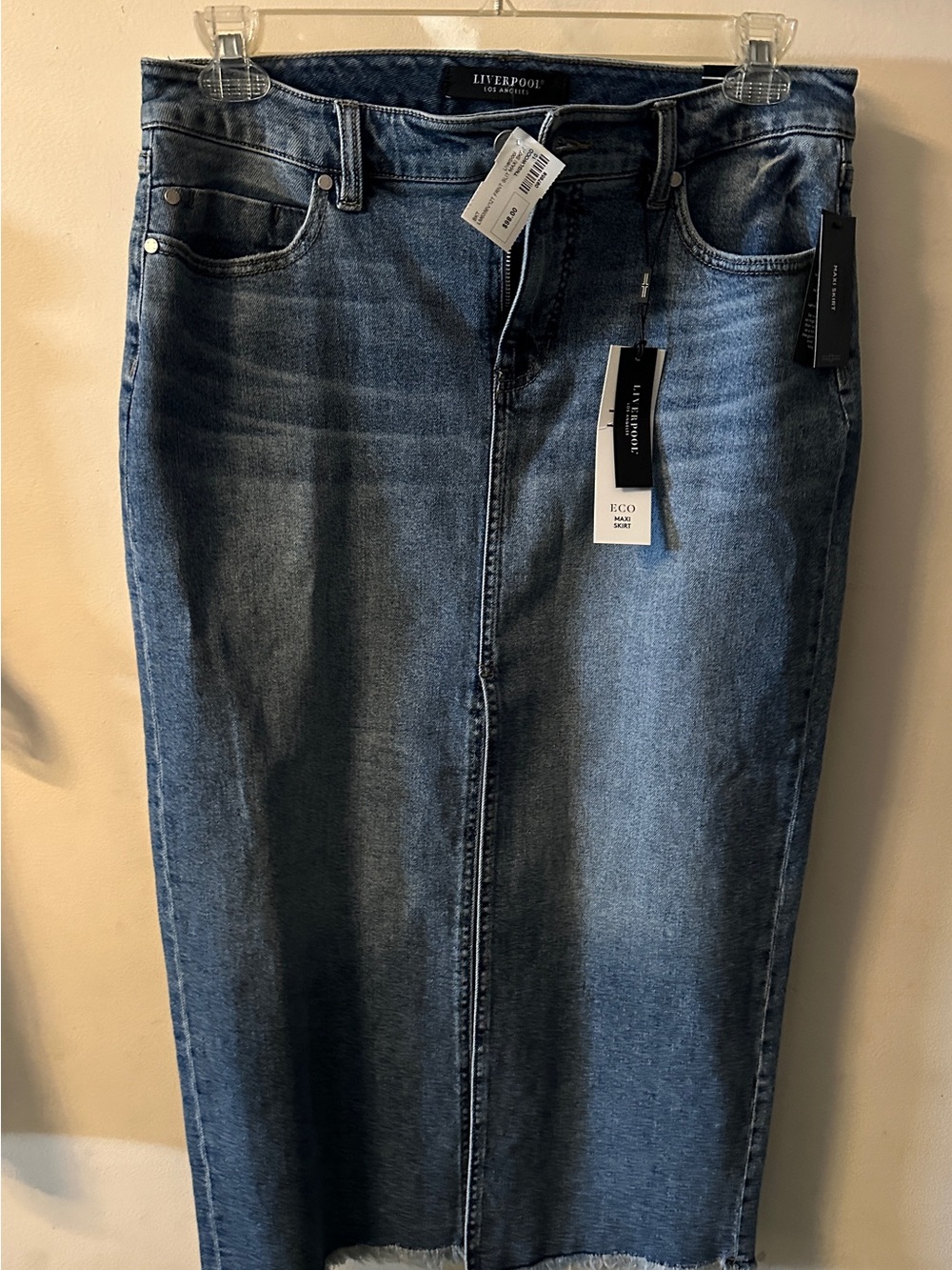Liverpool Tanglewood Denim Skirt